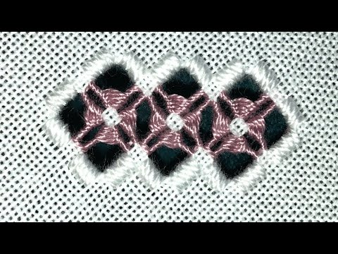 Видео: Hardanger embroidery.Вишивка хардангер.