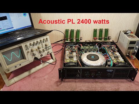 Видео: Acoustic PL-2400 ремонт обзор усилителя L-Acoustics amplifier repair