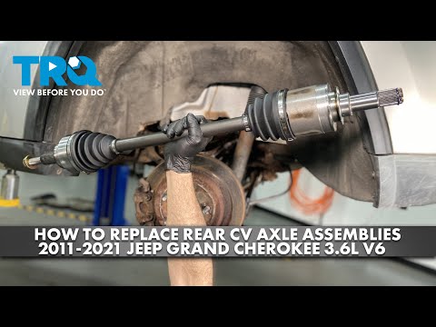 Видео: Как заменить задние карданные валы в Jeep Grand Cherokee 3.6L V6 2011-2021