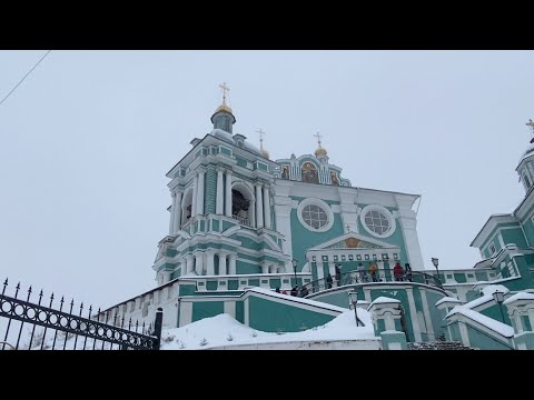 Видео: Прогулка по Смоленску/ Соборный холм. Успенский собор. Архиерейский двор