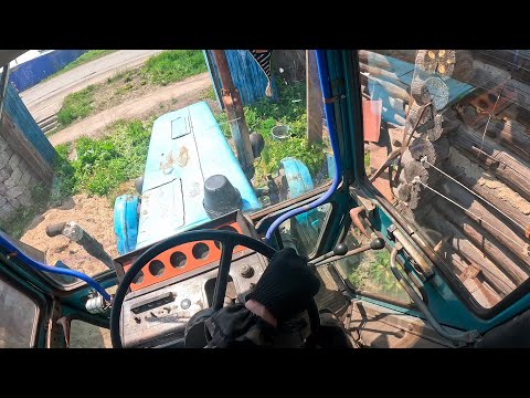 Видео: Тянем железо на МТЗ-80Л. Отвёз на объект телегу 2ПТС-4. МТЗ/Белорус/СССР