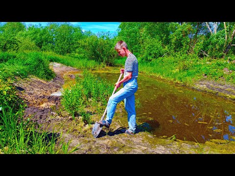 Видео: Начал копать пруд лопатой, НО ОНИ МНЕ МЕШАЮТ ЭТО ДЕЛАТЬ!