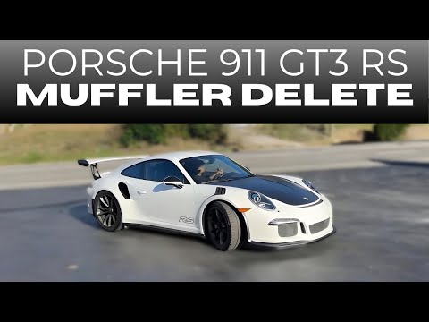 Видео: Porsche 911 GT3 RS 2019 года с удаленным глушителем!