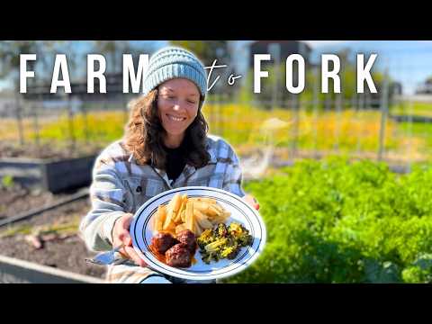 Видео: Мы вырастили сотни фунтов еды — вот как мы на самом деле всё это едим
