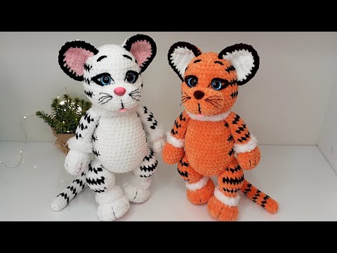 Видео: МК ТИГРЕНОК КРЮЧКОМ ❤ 1-Я ЧАСТЬ Crochet tutorial tiger / Häkeln Tutorial Tiger
