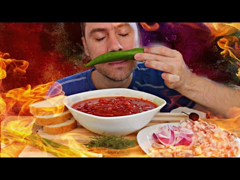 Видео: МУКБАНГ БОРЩ НЕОЖИДАННО ПОСТНЫЙ / MUKBANG BORSCH / eating show / 먹방