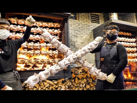 Видео: Популярная жареная курица - ЛУЧШИЕ 7 / Корейская уличная еда
