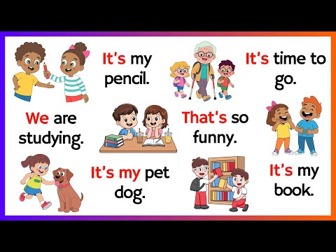 Видео: Говорите по-английски с детьми | Разговорный английский для детей | Повседневные английские предл...