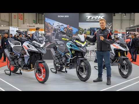 Видео: НОВЫЕ BENELLI TRK 902 XPLORER, TRK 902 STRADALE И TRK 602 X 2026 ГОДА ПРЕДСТАВЛЕНЫ НА ВЫСТАВКЕ EI...