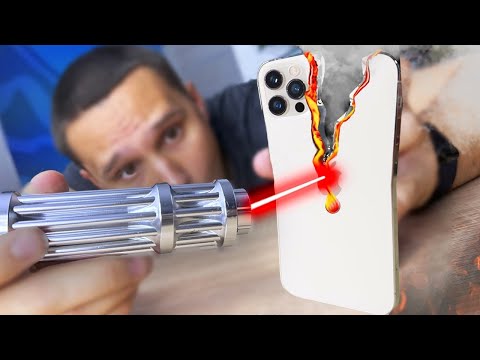 Видео: АЙФОН VS МОЩНЫЙ ЛАЗЕР!