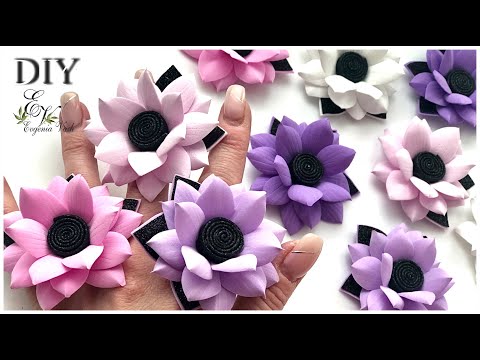 Видео: 🌺 DIY 🌺 сделаем ФАКТУРУ зубочисткой 🌺ЦВЕТОЧКИ из фоамирана на РЕЗИНКИ, ЗАКОЛКИ, ПОВЯЗКИ 🌺flowers diy