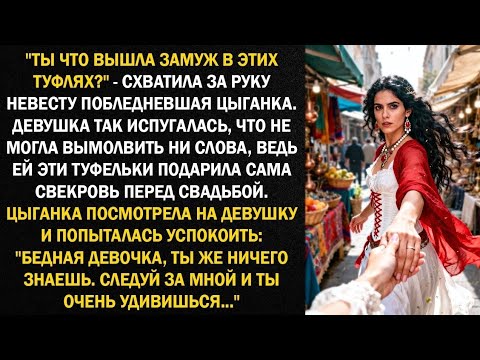 Видео: "Ты что вышла замуж в этих туфлях?" - схватила за руку невесту побледневшая цыганка...