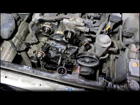 Видео: Замена комплекта ГРМ и лобовых сальников на Toyota Mark II Тойота Марк 2 JZX 101 1998 года  2часть