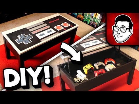Видео: Журнальный столик для контроллера NES! [Сделай сам] | Nintendrew