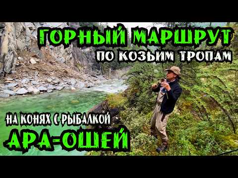 Видео: По Козьим ТРОПАМ в Самую ГЛУШЬ Саянских Гор. Конный ПОХОД с Рыбалкой.