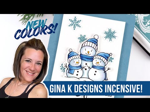 Видео: Стимул от Gina K Designs в октябре 2025 года: «Поцелуи-снежинки»
