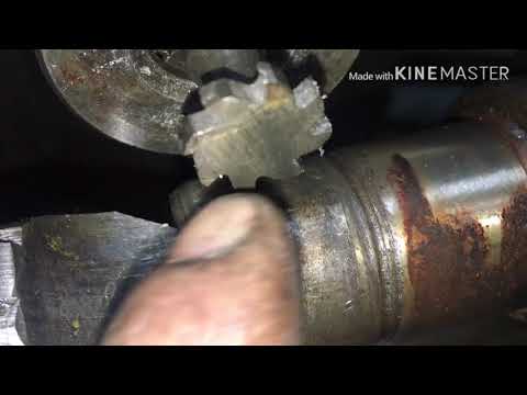 Видео: Ремонт шпоночного паза коленвала с двигателя 2C (TOYOTA)