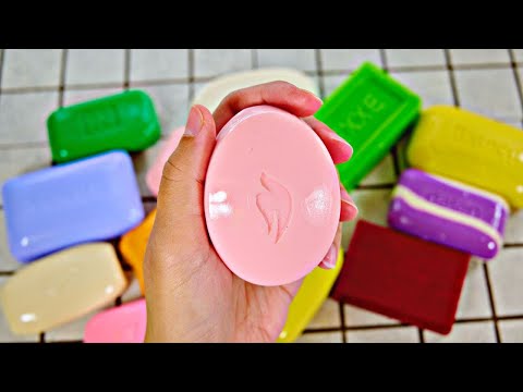 Видео: ASMR soap cutting/ Satisfying video |Help you Sleep| Relaxing Video/ Резка сухого мыла/4К