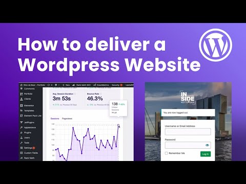 Видео: Как предоставить клиенту сайт на WordPress за 8 шагов