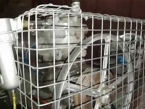Видео: Четкий компрессор с маленьким движком без токарей.
