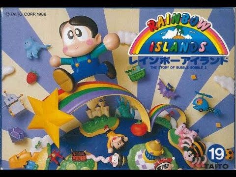 Видео: Rainbow Islands: The Story of Bubble Bobble 2 (Famicom) Прохождение | Игра (Dendy, Nes, 8 bit)