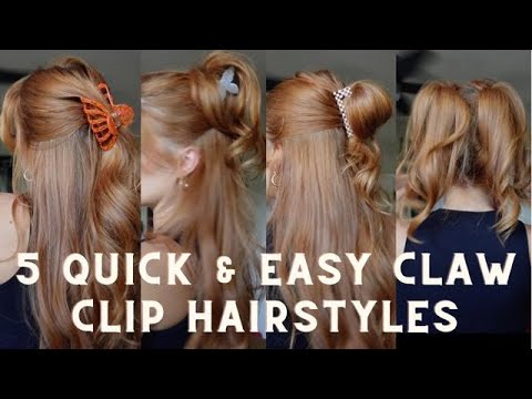 Видео: 5 суперпростых причесок с заколками-гвоздиками, ИДЕАЛЬНО ПОДХОДЯТ для лета и отдыха на пляже/басс...