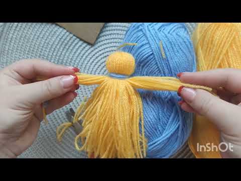 Видео: лялька-мотанка ниткова лялька найпростіший спосіб для дітей