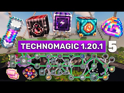 Видео: Как я построил самую безумную базу в Minecraft TechnoMagic 1.20.1 NEXTEAM #5 Майнкрафт с Модами