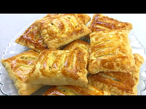 Видео: Слойки с грибами и сыром . Пальчики оближешь / Puffs with mushrooms and cheese. Eng sub