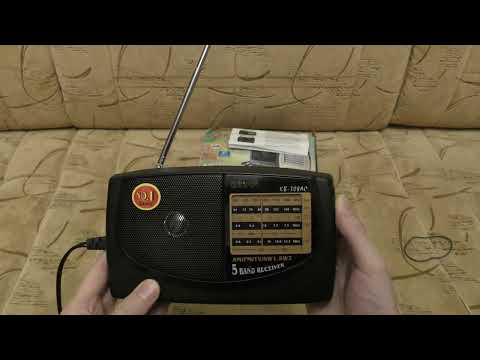 Видео: Радиоприемник KIPO KB-308AC