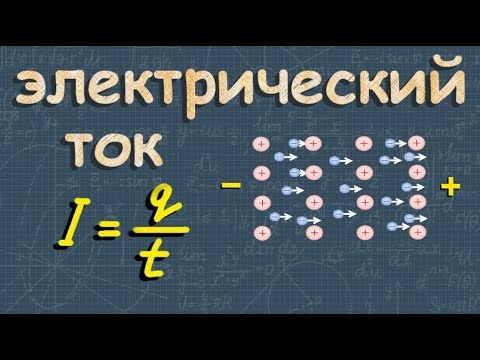 Видео: ЭЛЕКТРИЧЕСКИЙ ТОК сила тока 8 класс физика