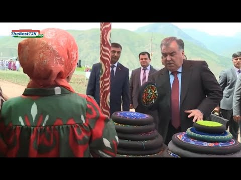 Видео: Эмомали Рахмон дар н.Нуробод (ПУРРА)