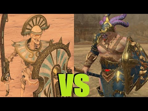 Видео: Стражи Гробниц vs Тзангоры : Total War Warhammer 3. Immortal Empires. тесты юнитов v 4.1.3