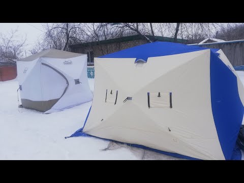 Видео: Палатка Polar Bird 4 Т Лонг и пол Эва.