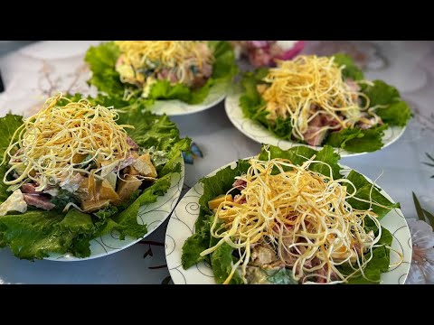 Видео: ХИТ САЛАТ 2025!🥗Салат с сыром чечил. Салаты на праздничный стол. Новинка. Чечил салат