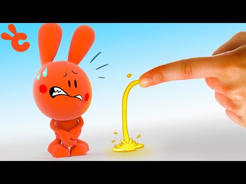 Видео: зайчик будет ПОСЫПАТЬ ЕГО БРЮКИ ??? | Мультфильмы для детей Cueio and Friends S01E18