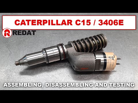 Видео: Форсунки Caterpillar C15 / 3406E — сборка, разборка и проверка