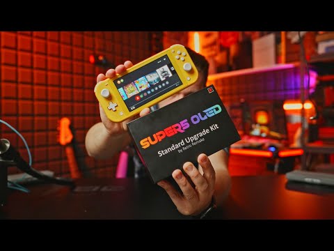 Видео: ПОСТАВИЛ РЕДКИЙ OLED ЭКРАН НА SWITCH LITE