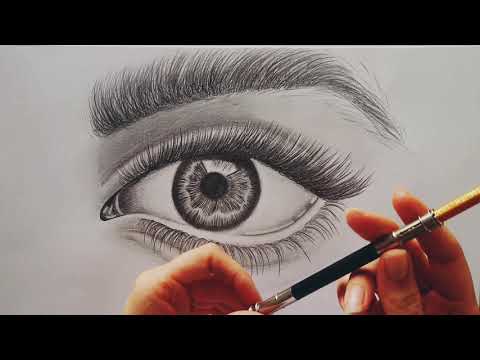 Видео: Малювання ока // Рисунок детальний ока. З поясненнями // Drawing the eye