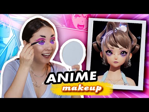 Видео: Пробую МАКИЯЖ АНИМЕ 💄🇯🇵(выглядит странно...)