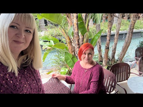 Видео: Вязально праздничная встреча с Леной/Вяжем бокси, продвижения процесса и новая работа #knitting  