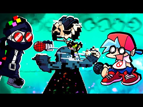 Видео: Таби, Хэнк Очень Много ЗАРАЖЕННЫХ ГЛИЧ ВИРУСОМ Боссов во Friday Night Funkin vs pibby