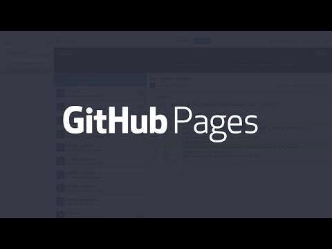 Видео: GitHub Pages - Бесплатный хостинг от GitHub