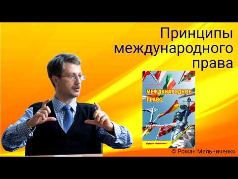 Видео: 4 Принципы международного права