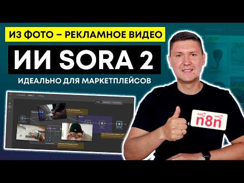 Видео: n8n + Sora 2: AI Генерация видео из фото (идеально для рекламы товаров на маркетплейсах)