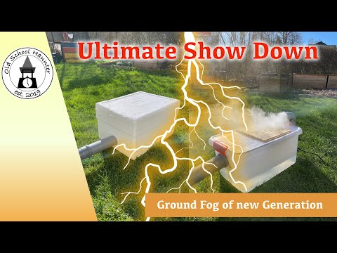 Видео: Туман на земле для Хэллоуина — лучший охладитель тумана Show Down 2.0 [DIY Fog cooling EN]