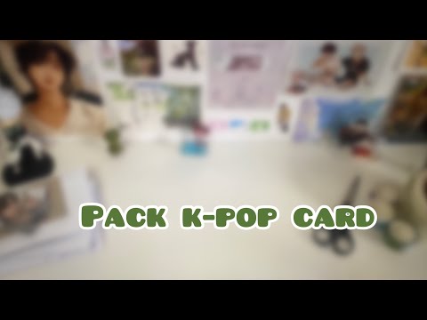 Видео: Упаковываем к-поп карты | pack k-pop cards