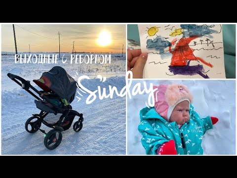 Видео: Выходные с реборном/прогулка❄️