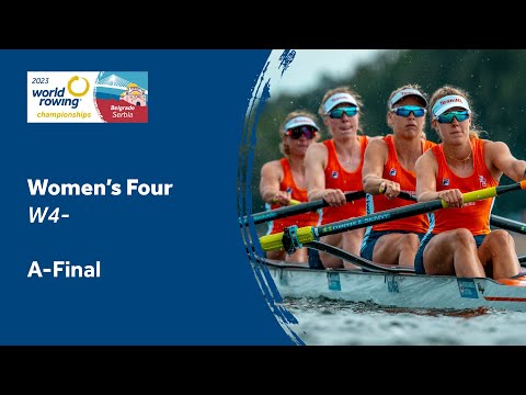 Видео: Чемпионат мира по академической гребле 2023 года, женская четвёрка, финал А