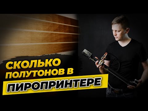 Видео: Пиропринтер - сколько полутонов у станка | Взаимосвязь скоростей и полутонов на станке Пиропринтер